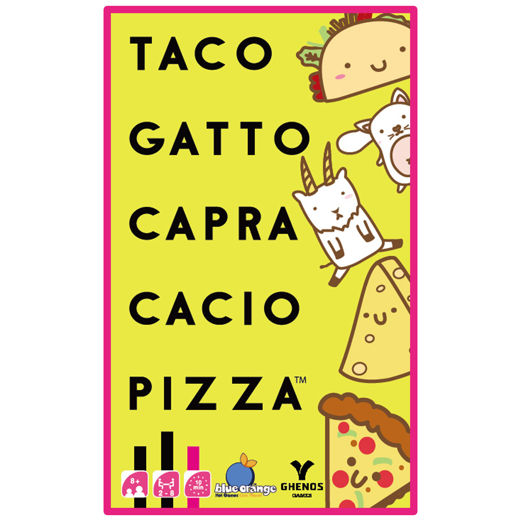 dV Giochi Speed Colors Il Gioco Di Carte Da Colorare, Dvg9345 & Taco Gatto  Capra Cacio Pizza : .it: Giochi e giocattoli